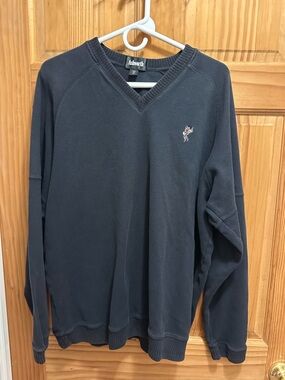 Ashworth Men's V-Neck Sweater with Embroidered Logo